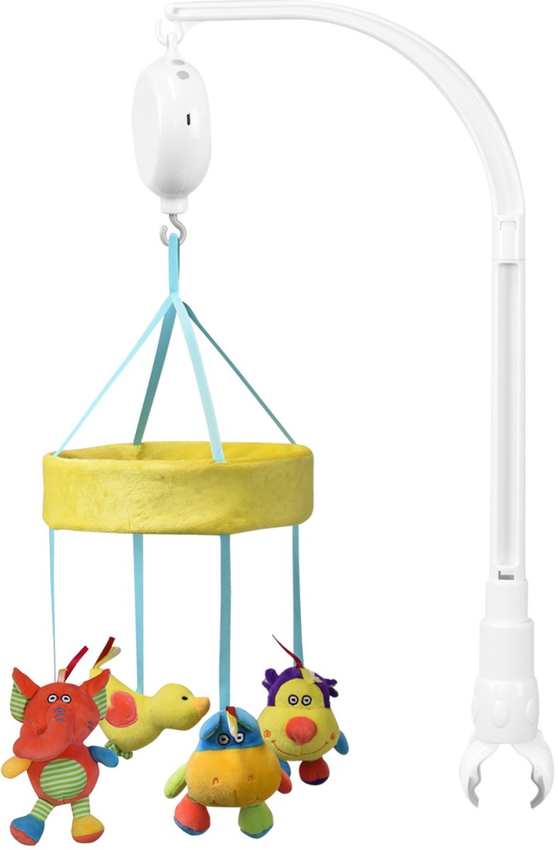 Music mobile holder - Playpen mobile stand - Stylish Playpen mobile holder - Baby mobile bracket - Mobile holder - Suitable for crib & cradle - White — image 3