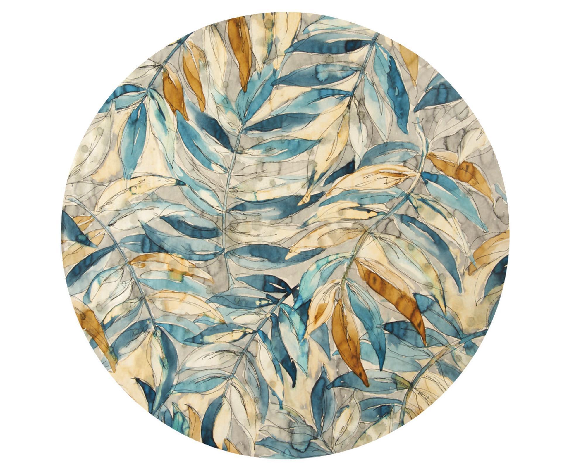 Beach Blanket Soft Absorbent Polyester Pretty Floral Printed Beach Towel for Picnic-18 โ image 2