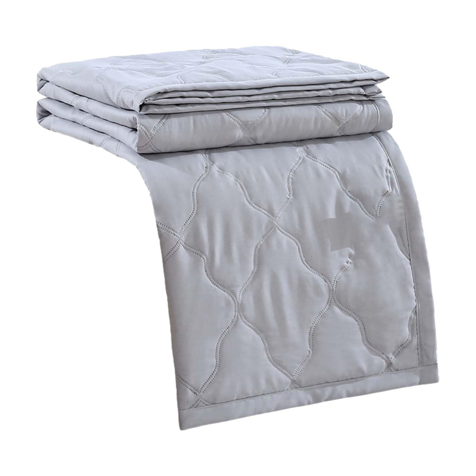 Summer Blanket Bed Blanket Skin Friendly Plain Print Washed Cotton Bed Blanket Cool Comforter Hot Sleeping Summer Comforter Ventilated Comforter Grey