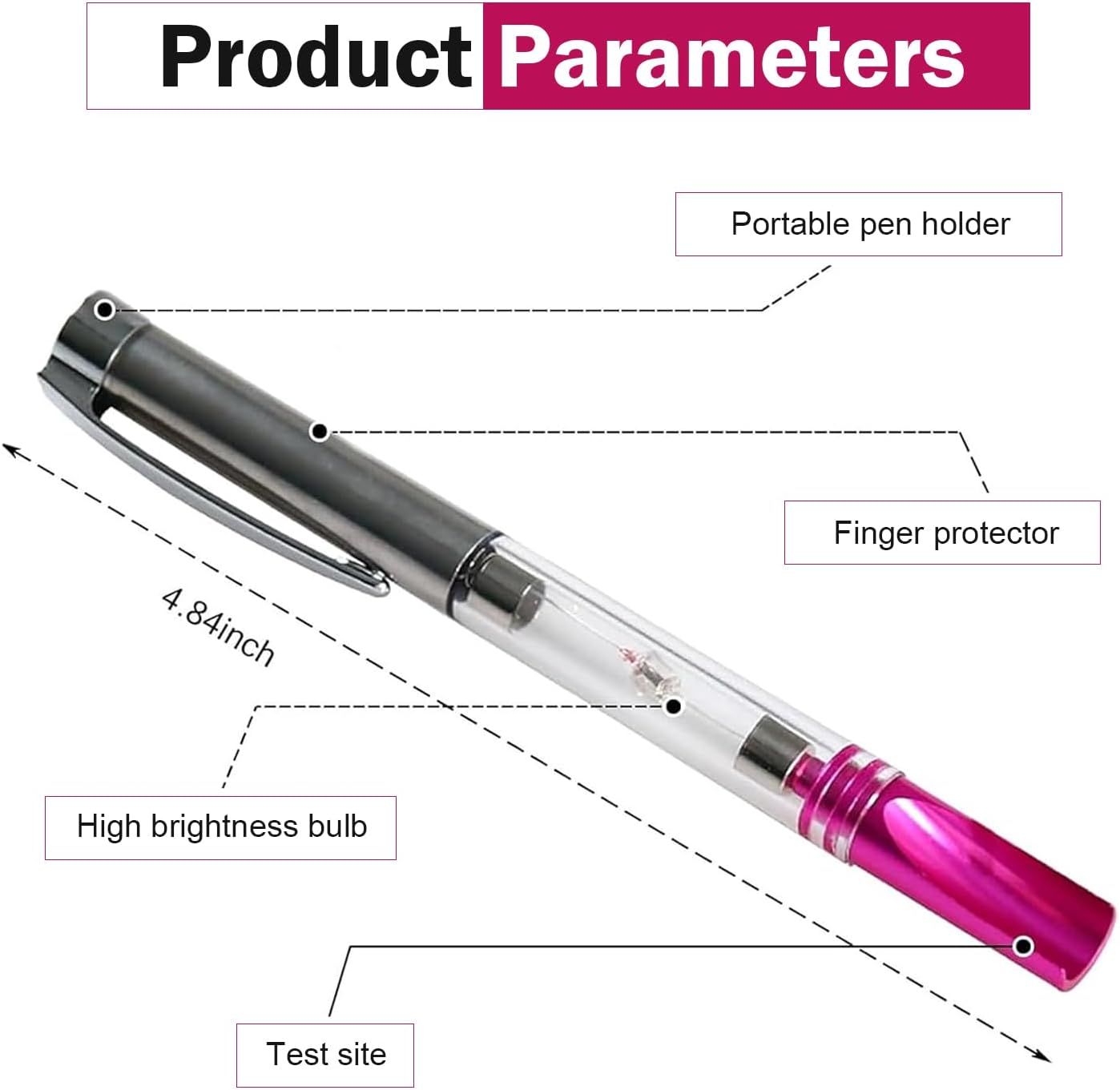 Car Spark Ignition Tester Pen, Non-disassembly High Voltage Coil & Spark Plug Detector, Engine Faults Diagnostic Tool with Indicator Light, Portable Tool for โ image 3