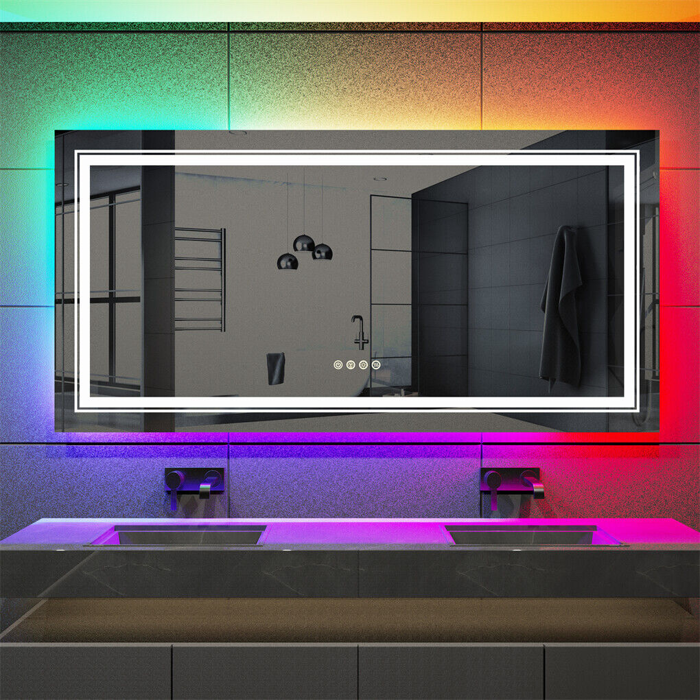 LED Bathroom Mirror 700x900mm Anti-Fog Shatterproof โ image 2