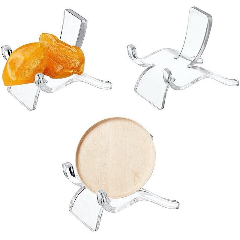 10pcs Acrylic Display Stands for Crystals Minerals Geodes Jewellery Ornament Holder - S 3.8X3X3.5cm — image 5