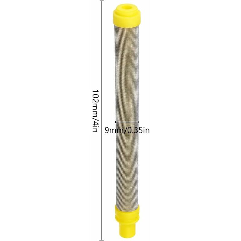 5 pcs 100 Mesh Filters For Wagner Airless Paint Spray Guns Stainless Steel Filter Elements For Wagner Airless Paint — image 2