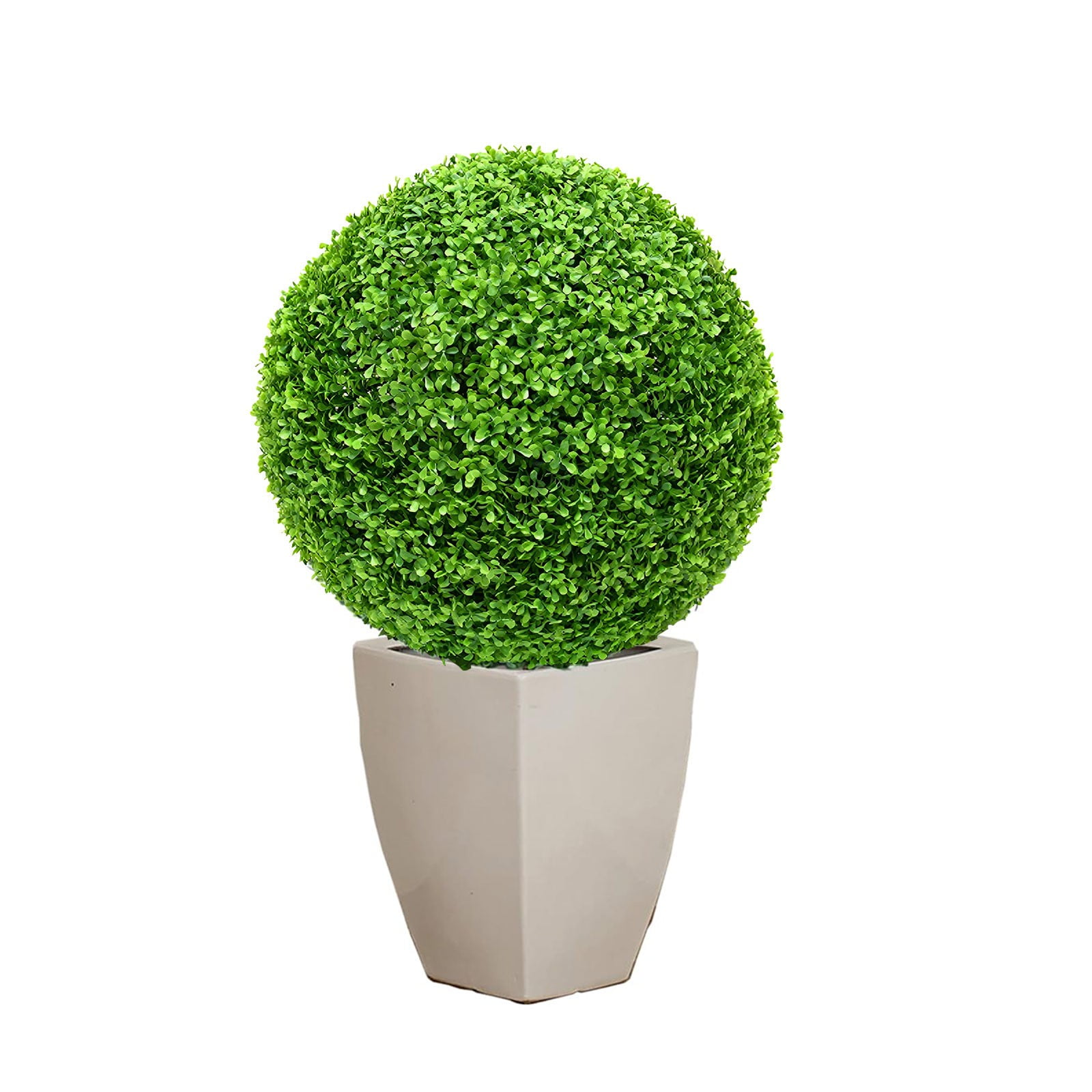 Simulation Artificial Plant Topiary Faux Decorative for Garden Backyard Balcony and Home Décor, Pine Needle Grass Ball*1 W (Outer Diameter 13cm) Simulation — image 4