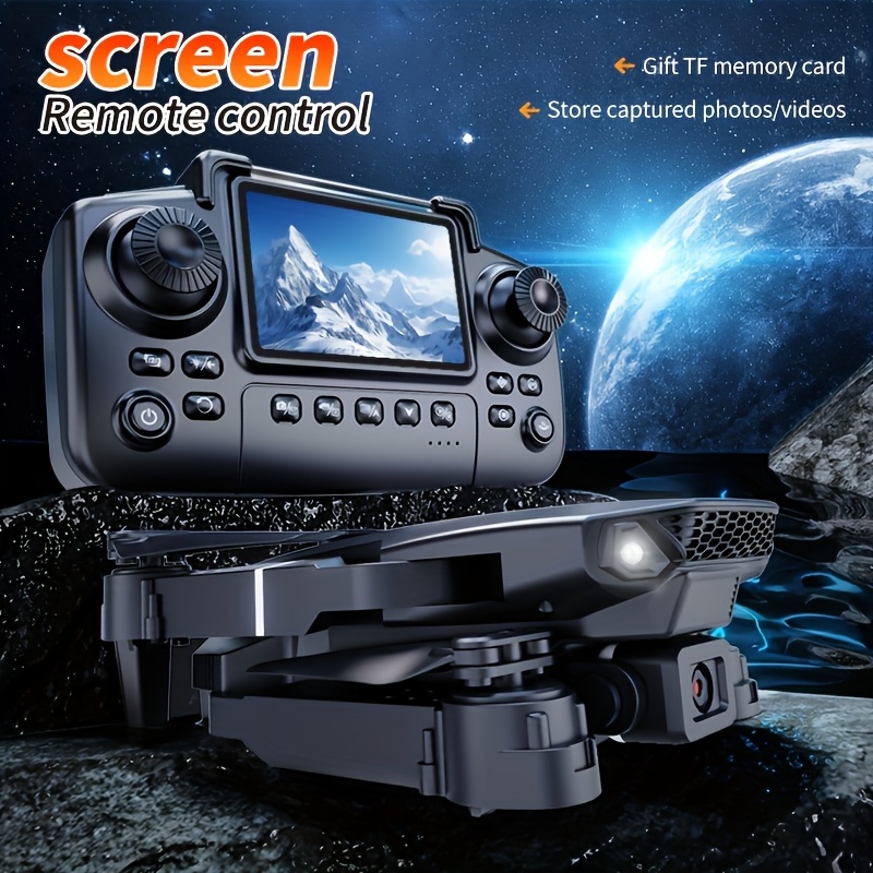 Upgraded foldable drone, equipped with dual high-definition cameras | obstacle avoidance, brushless motor, long distance, 360° flip, one-key take-off/landing — image 3