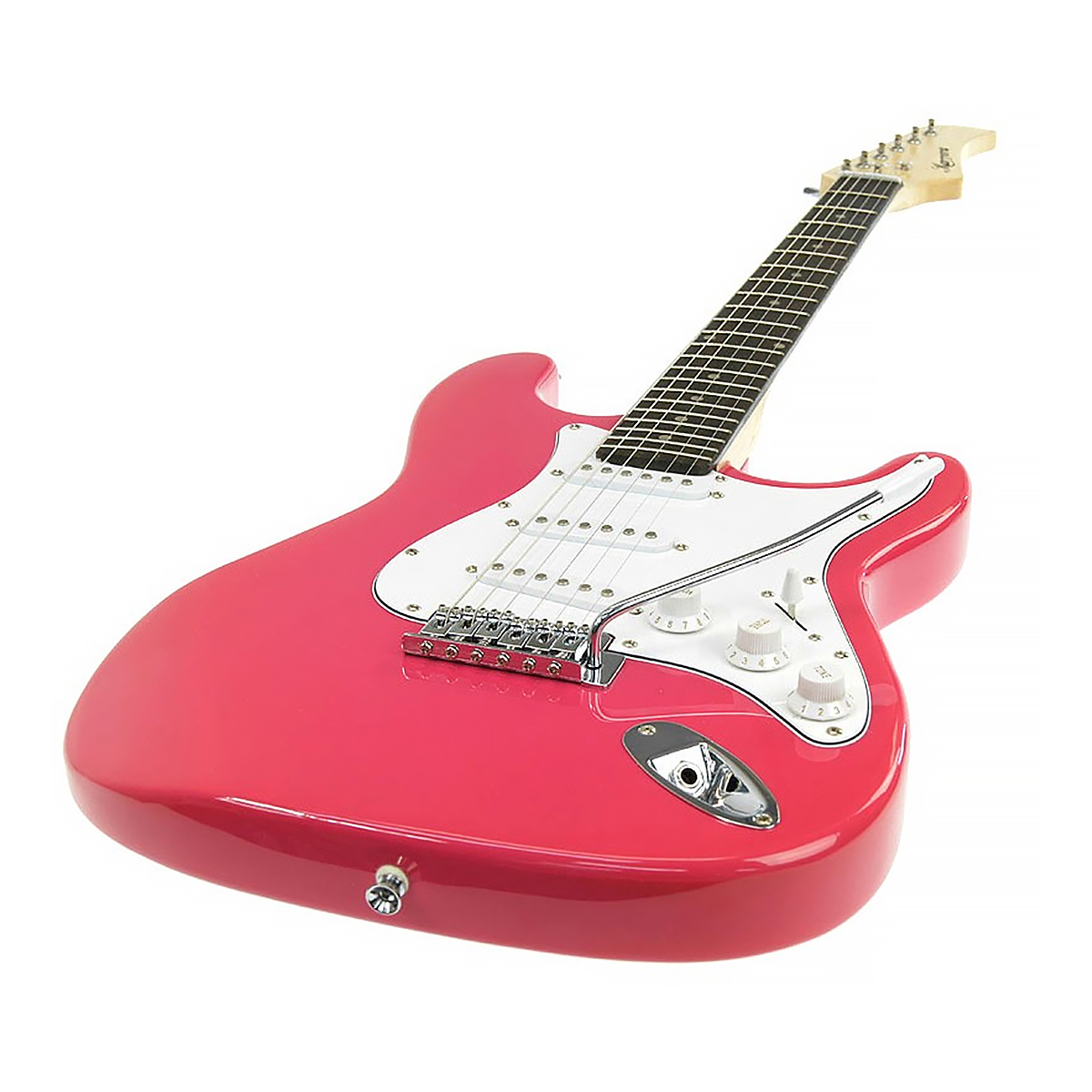 Karrera 39in Electric Guitar - Pink โ image 4