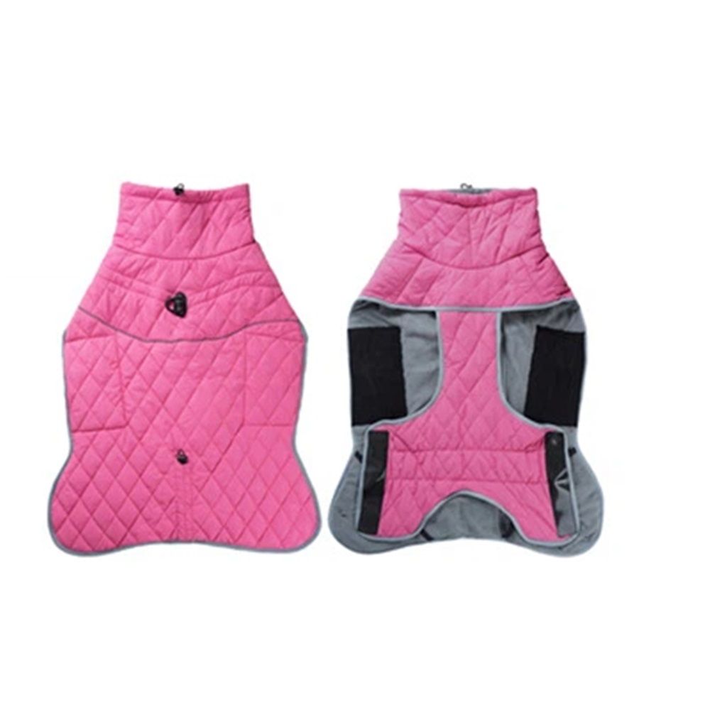 Winter Coat - Waterproof & Windproof Dog Puffer Jacket for Small to Large Dogs - Cold Weather Coat with Built-in Reflective Turtleneck & Adjustable Harness