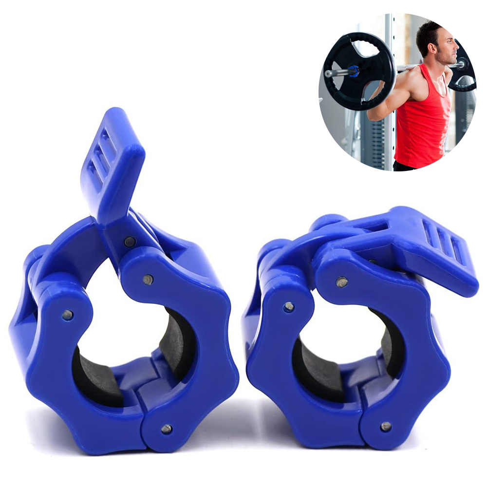 pcs Gym Barbell Clamps Quick Release Barbell Collar Clamps for — image 2