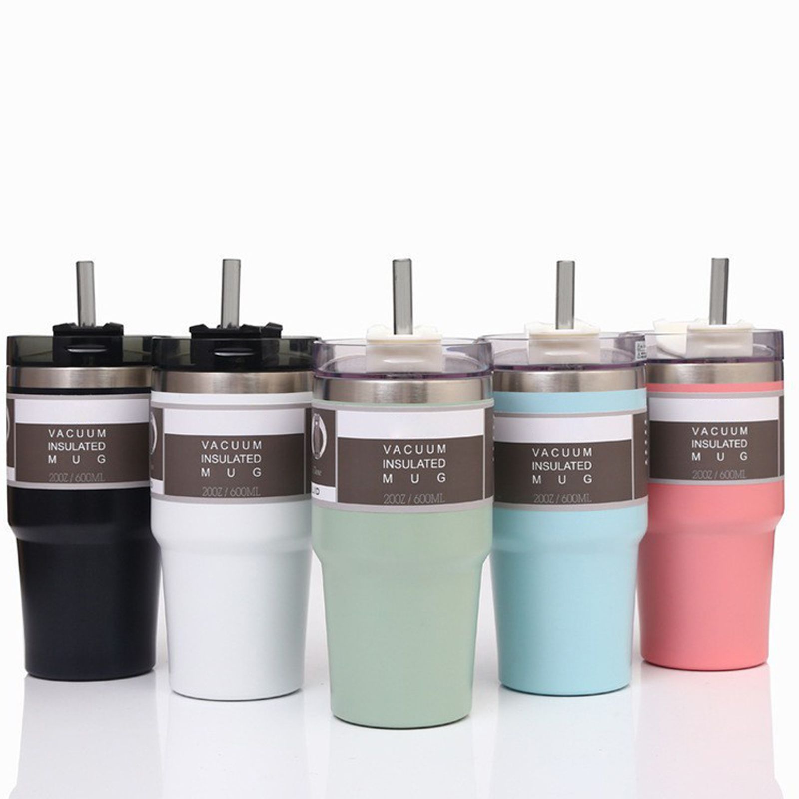 Thermal Cup 304 Stainless Steel Cup With Straw for Home — image 2