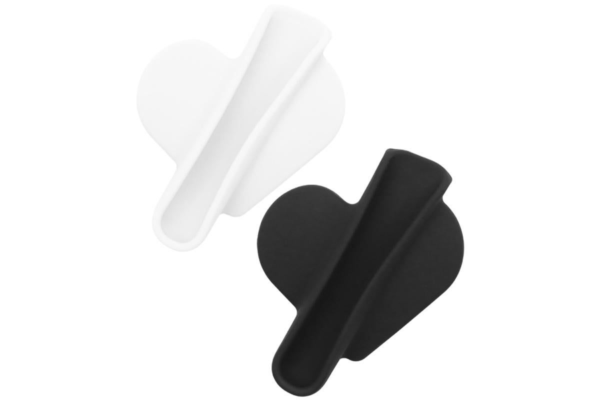 Holder for Rhode Skin Lip Lipstick Holder for Phone Case Peel and Stick Silicone Cover -White & Black β image 2
