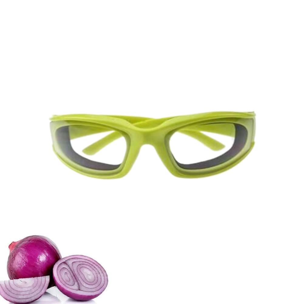 Anti-tear Onion Goggles Tear Free Over Glasses for Men Women, Antisplash Onion Goggles for Chopping Eye Protection Protector(Green)