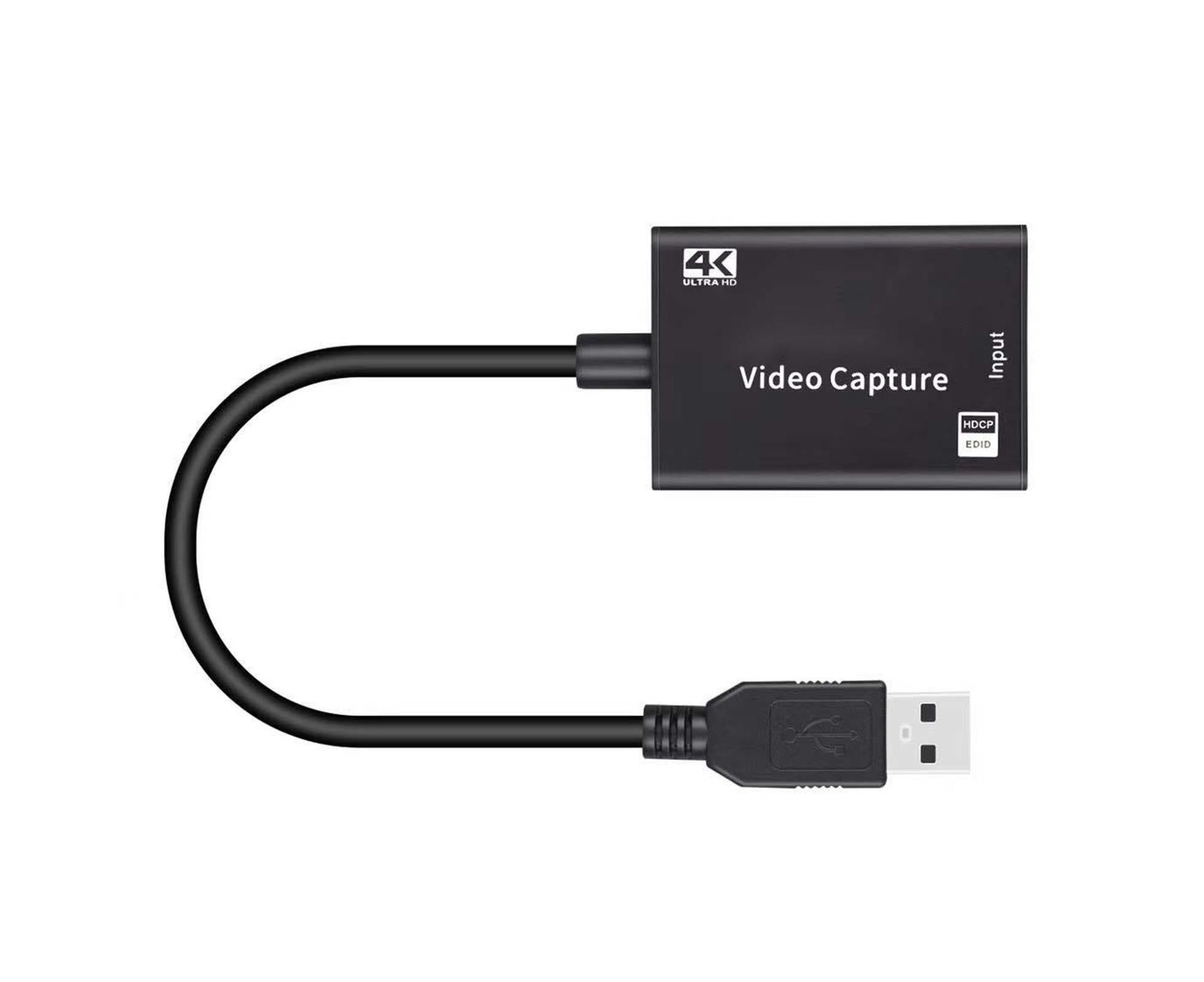 USB to HDMI-compatible High Clarity 1080P 4K Video Capture Card for Game Live Streaming Broadcast Black — image 2