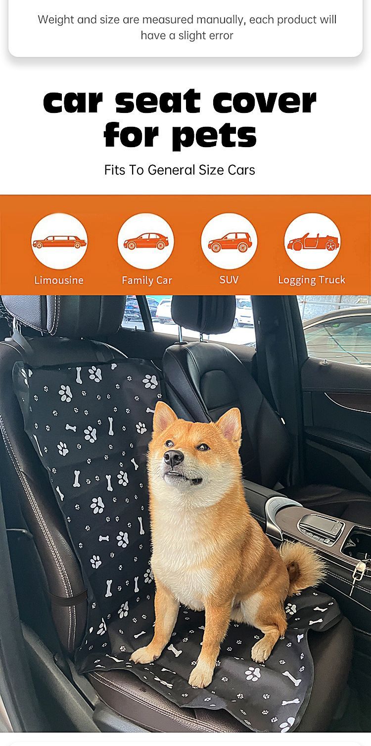 PetGrayPawPrintCarMat — image 5