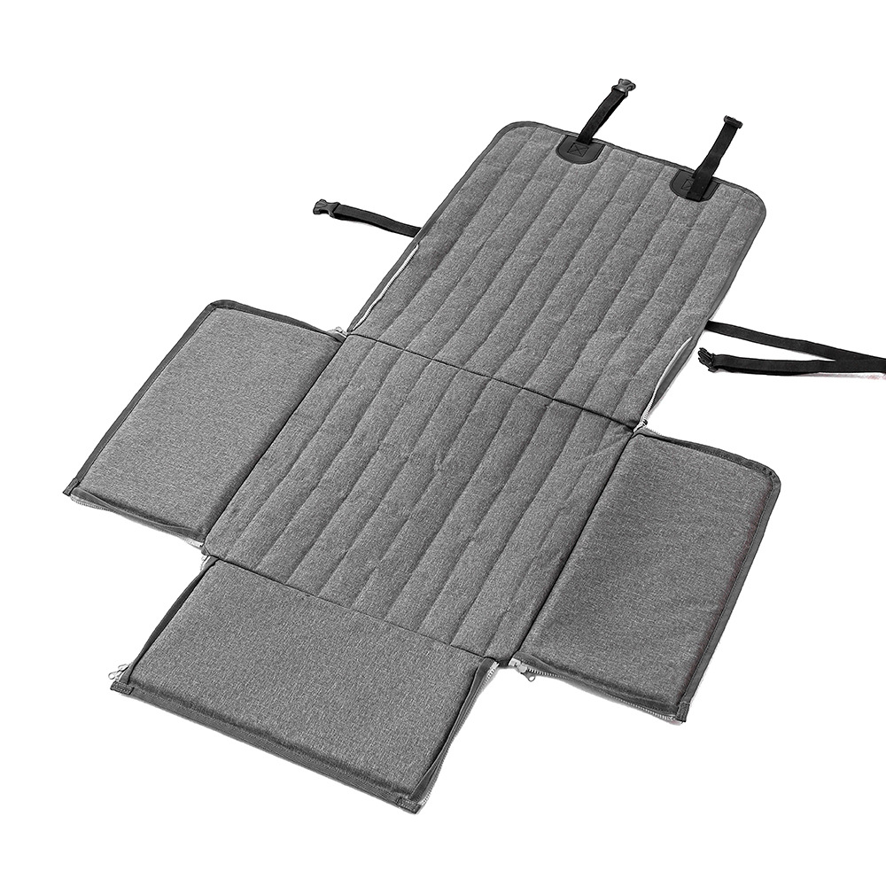 Grey Waterproof Front Pet Car Seat Cover - Non-Slip Dog Booster Seat Protector Mat — image 2