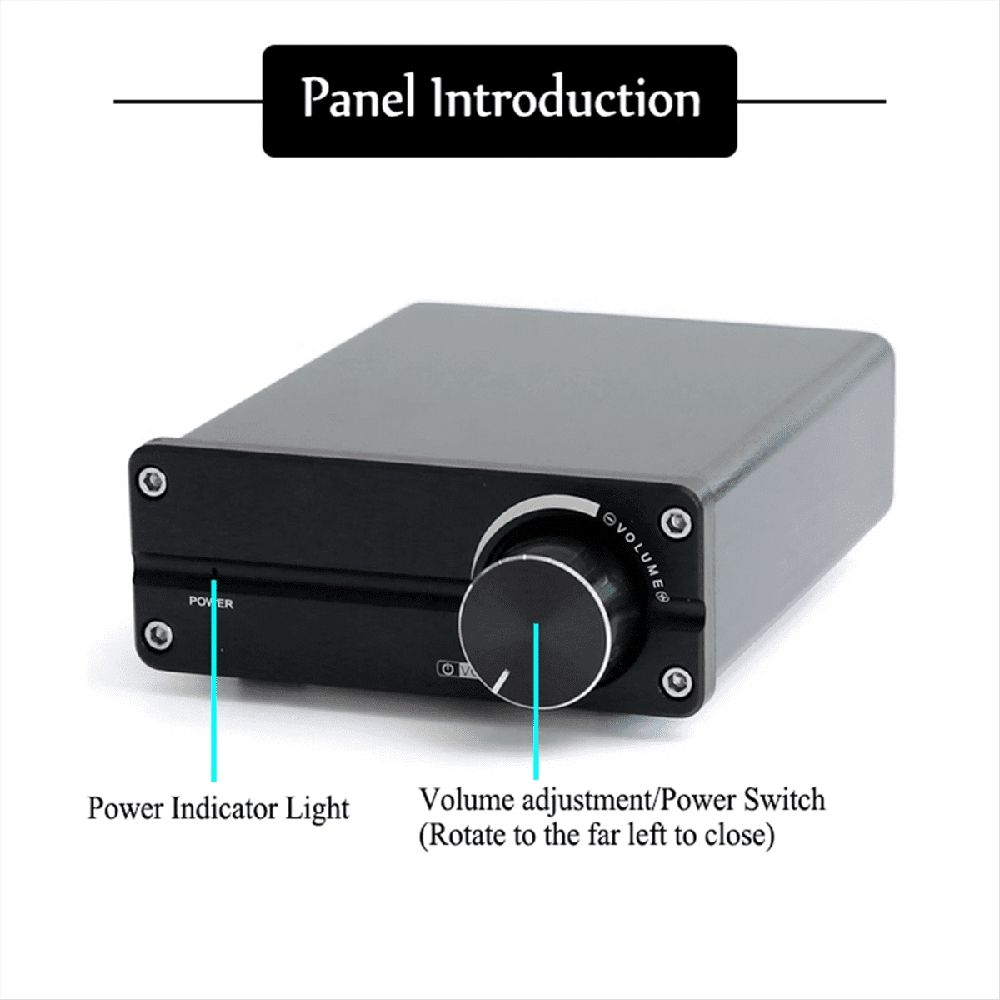 100W D100 TPA3116 Digital Power Amplifier Single Sound Channel Class D Desktop Subwoofer for Home Audio Stereo System — image 4