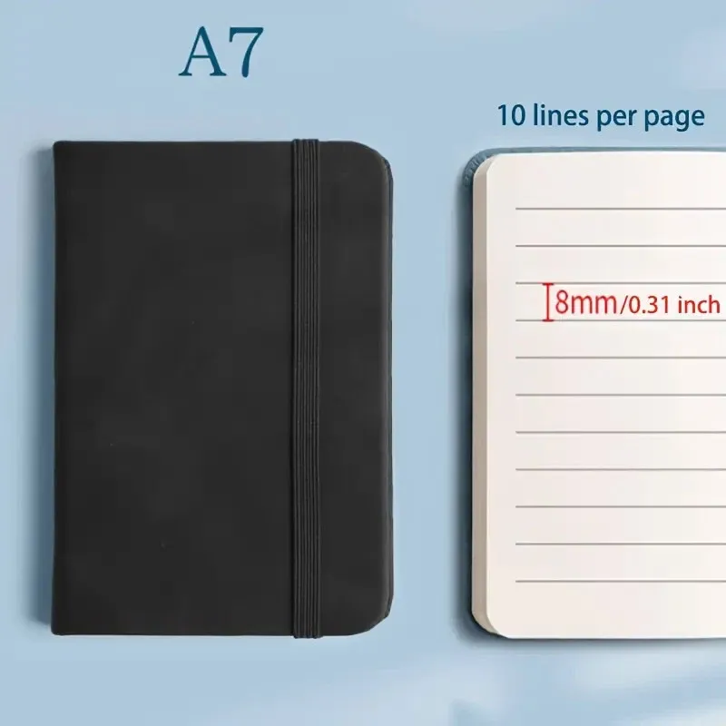 10pcs Mini Pocket Notebook A7 Small Portable Notepad for Office School Use - Green โ image 6