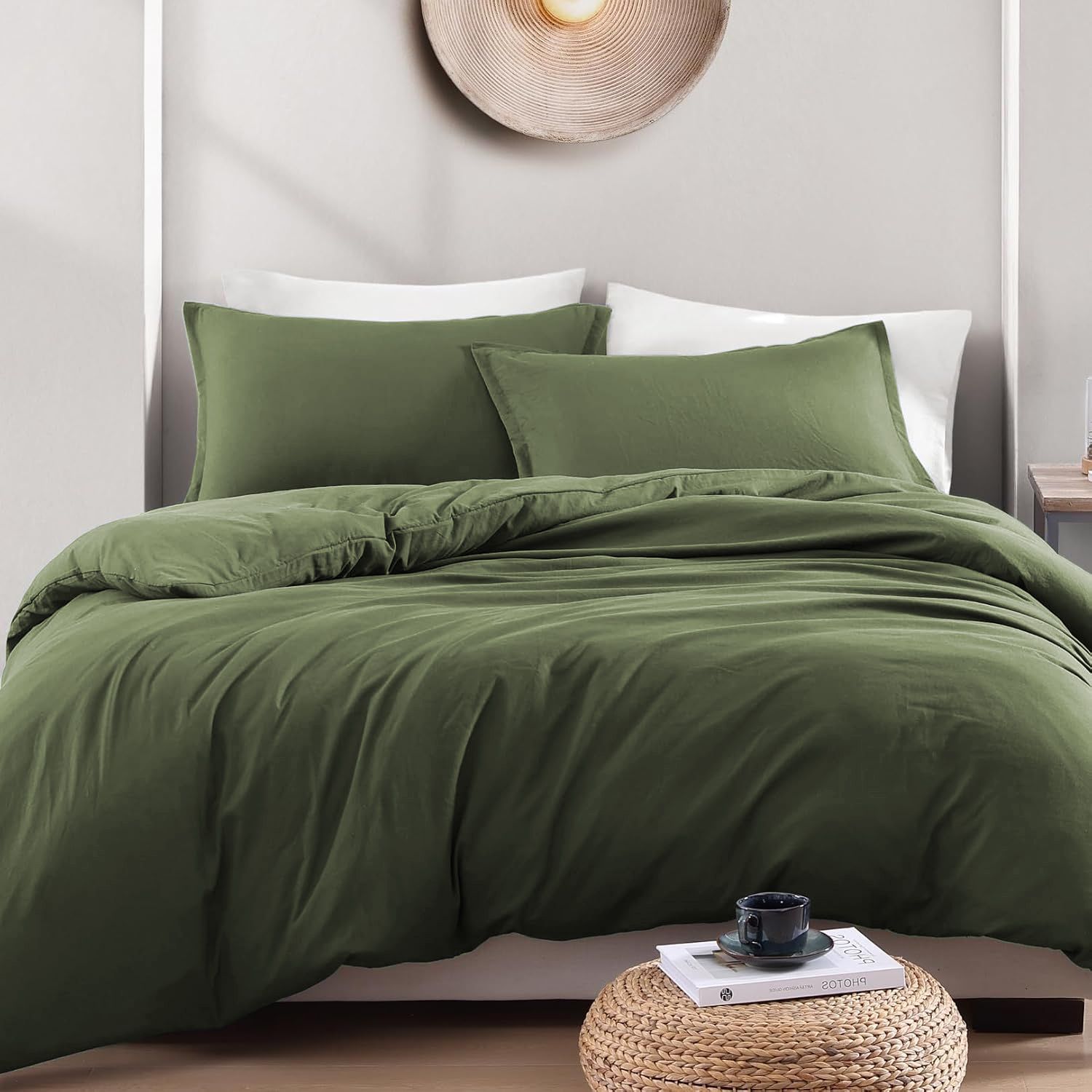 Hotel Soft Microfiber Duvet Cover Set-2000TC Quilt Cover Set & Pillowcases -1 Donna Cover Zipper Closure & 1 x Pillowcases-Breathable Bedding - Wrinkle, Fade — image 3
