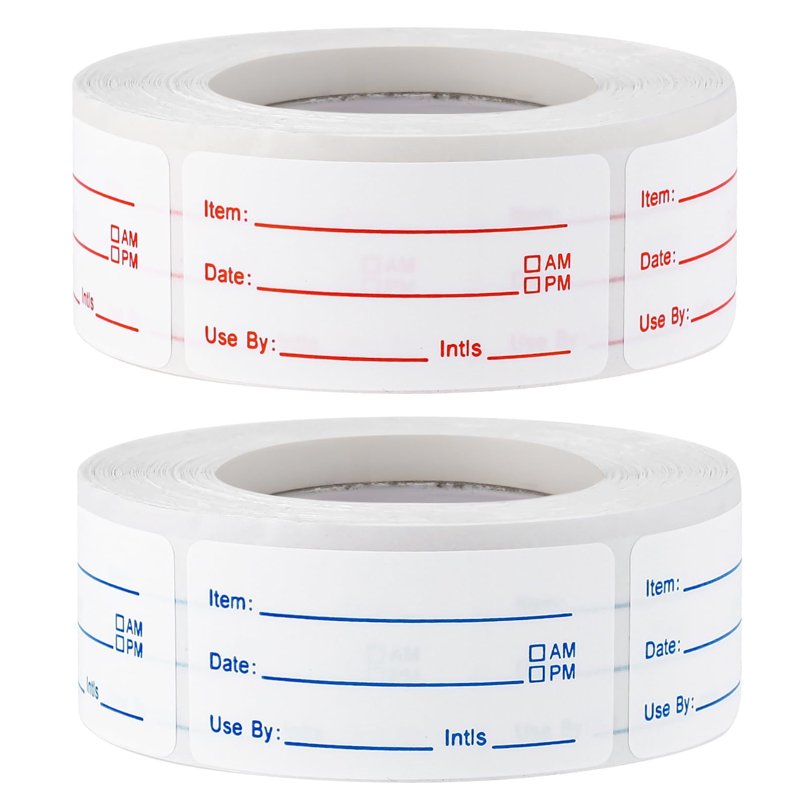 2 Roll Date Stickers Food Date Labels Stickers Freezer Labels Date Stickers to Write Food Containers Labels Frozen Stickers