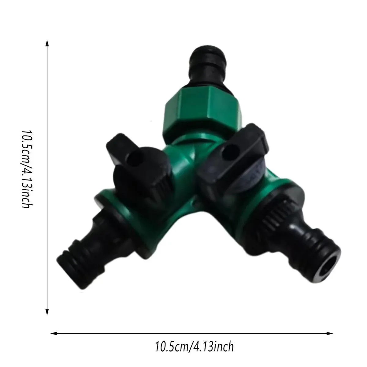 3PCS Versatile 2 Way Garden Hose Splitter Y Shape Water Pipe Connector Diverter — image 3