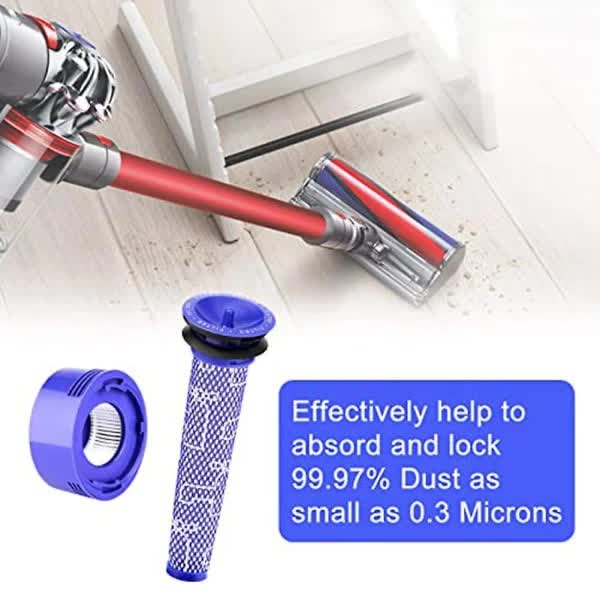 Replacement Filter Pack for V7, V8 Animal and V8 Absolute Cordless Vacuum Cleaners Hepa Filter Ers — image 4