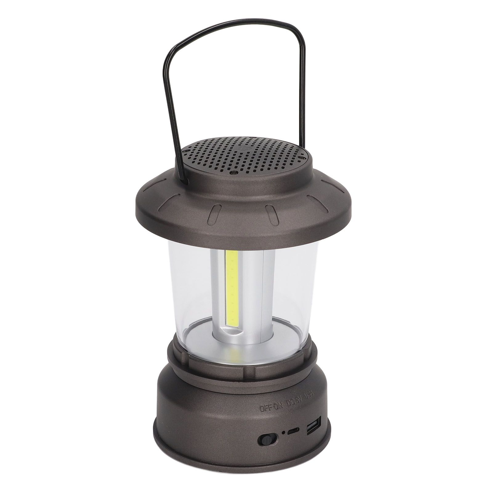 Outdoor Bluetooth Speaker Light Retro Style 2 Modes USB Power Supply IP65 Waterproof Bluetooth Music Camping Lantern Yellow Light โ image 3
