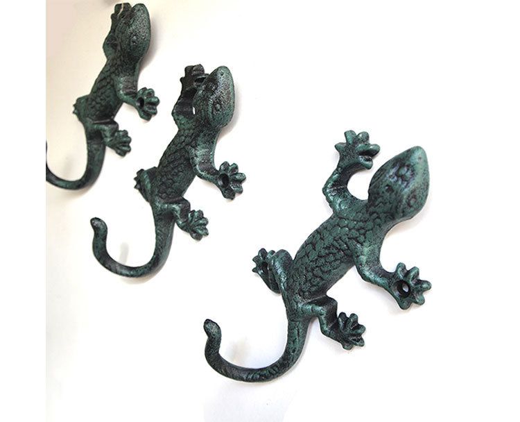 Wall Hooks for Hanging, Rustic Iron Coat Hooks Wall Mounted Towel Hooks, Heavy Duty Key Holder for Decor - 4Pcs โ image 4
