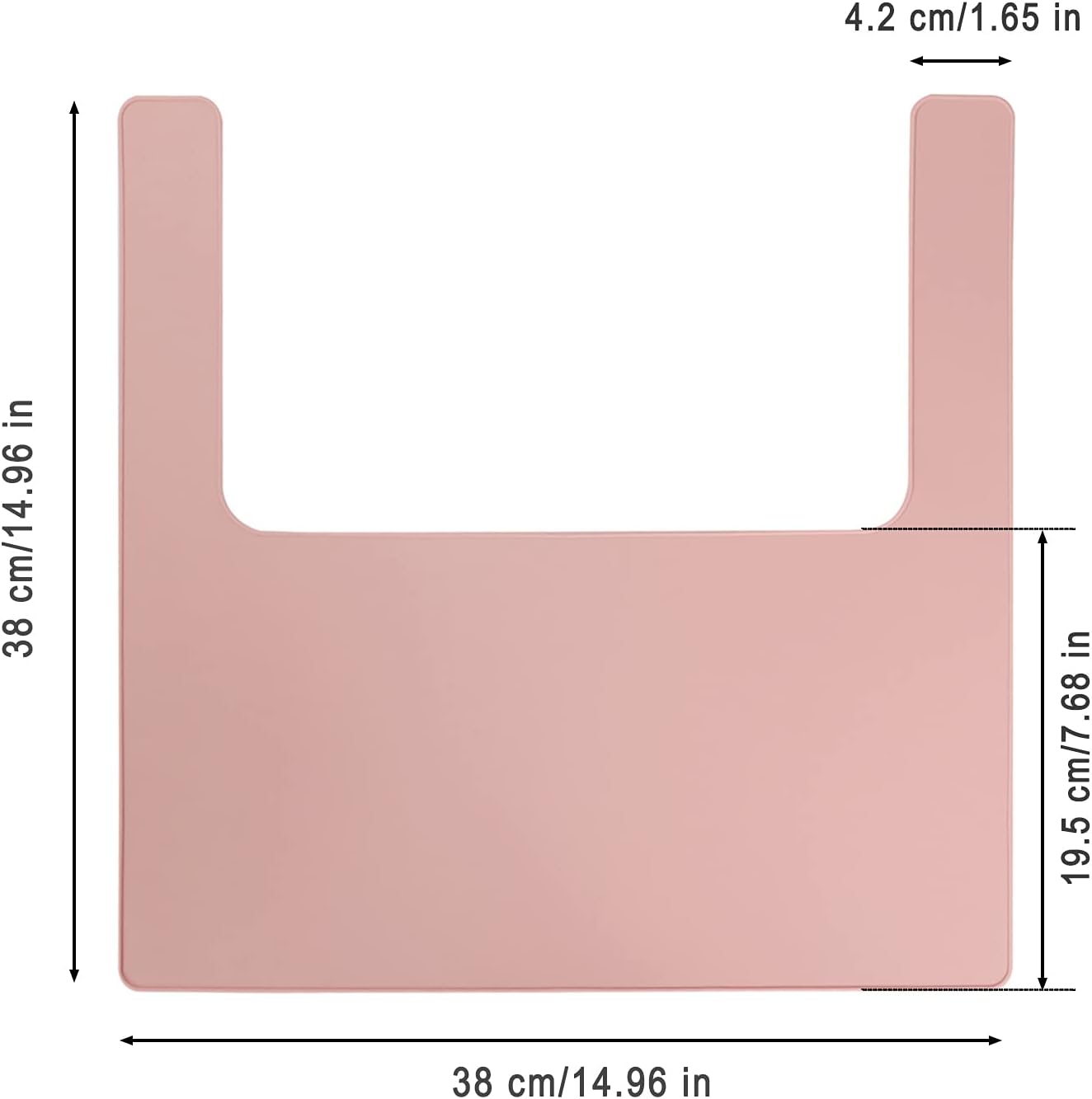 High Chair Placemat, Long Lasting High Chair Placemat Silicone, 2-Piece Set, Can Be Used Interchangeably, Suitable for IKEA Antilop Highchai, for Toddlers and โ image 6