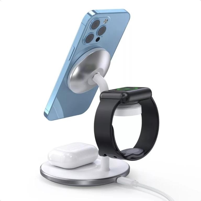 CHOETECH T585-F 3-in-1 Wireless Charging Station Dock — image 3