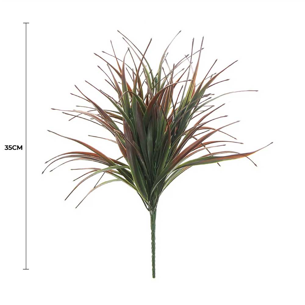 Artificial Brown Tipped Grass Plant UV Resistant 35cm โ image 2