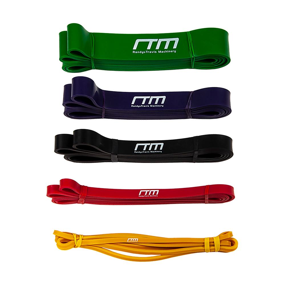 Resistance Band Loop Set of 5 Heavy Duty Gym Yoga Workout โ image 5