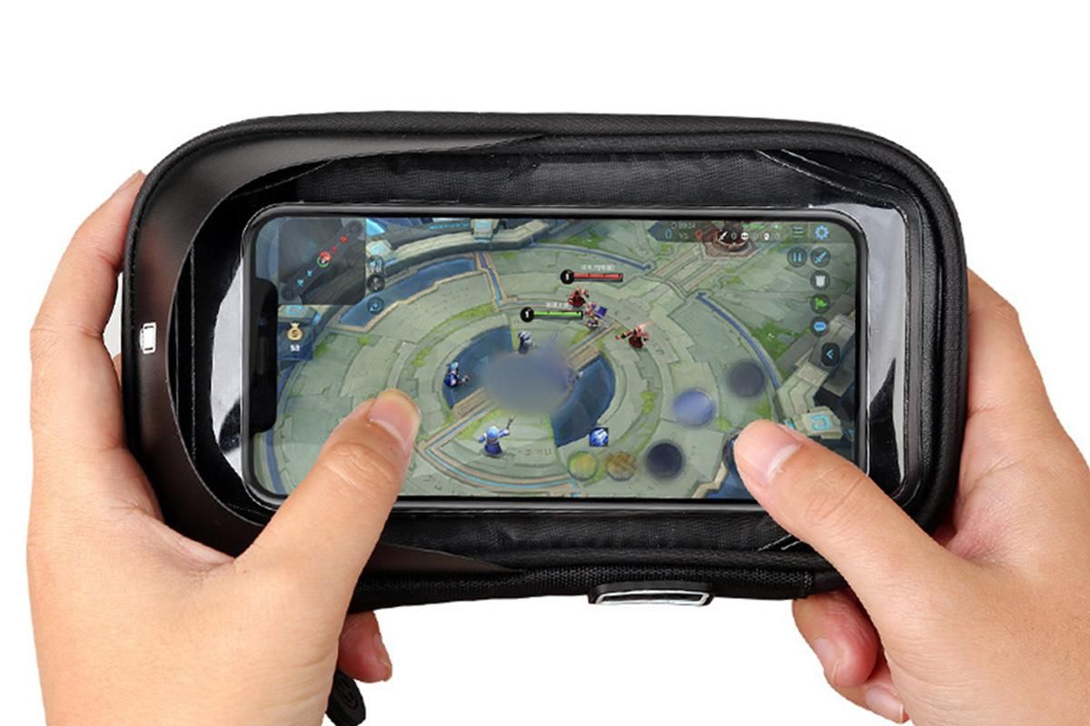 Bike Frame Bag Waterproof Bike Phone Mount Holder Bikes Accessories Gifts - Black โ image 3