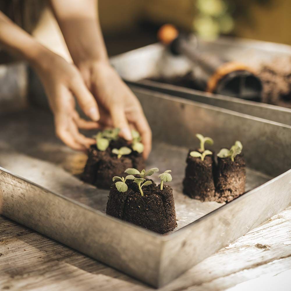 Soil Block Maker for Garden Seeds - Natural Air Pruning - Soil Blocking Gardening Tool for Germinating Seeds - Black — image 4