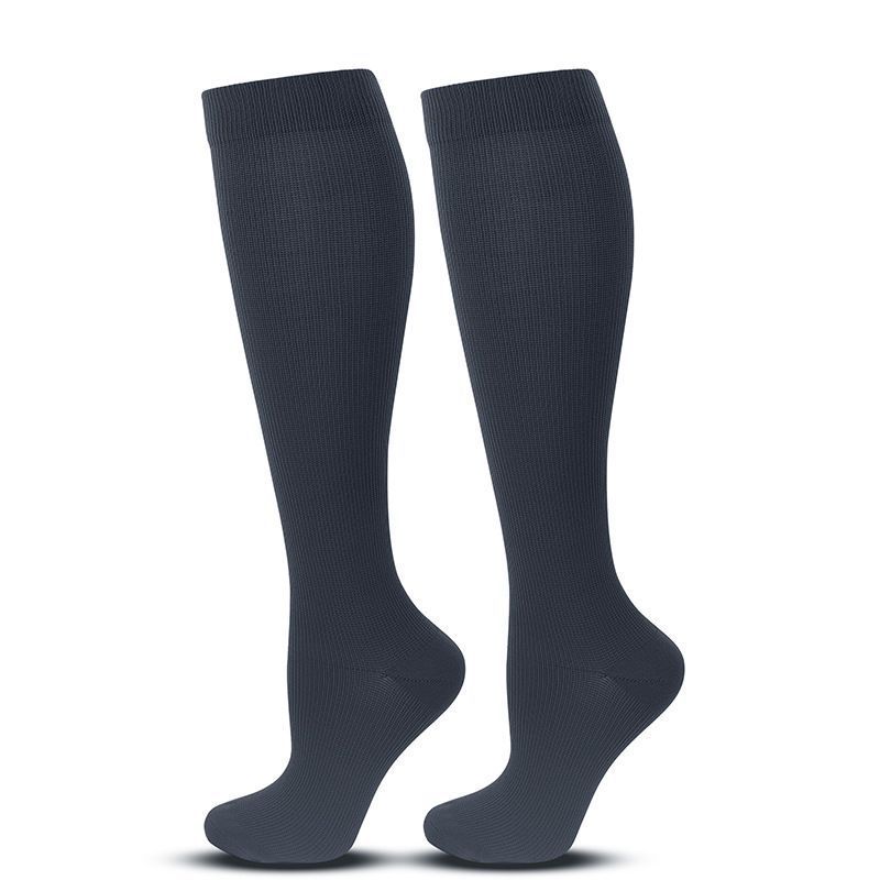 Flat Panel Blue Gray Compression Calf Socks Size L/XL (39-42)…