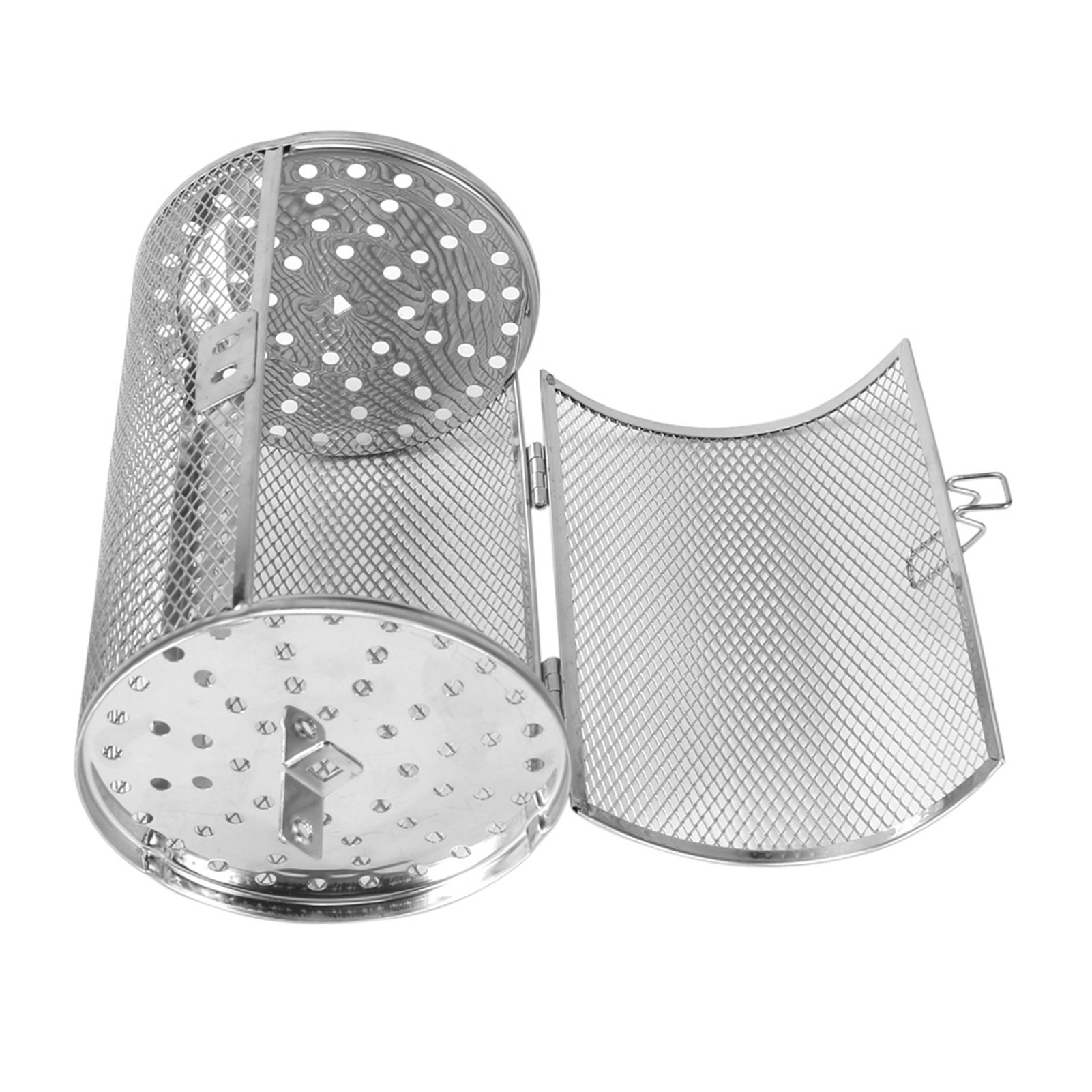12*18cm Stainless Steel Bakeware Oven Roast Baking Rotary Nuts Beans Peanut Basket BBQ Grill โ image 4