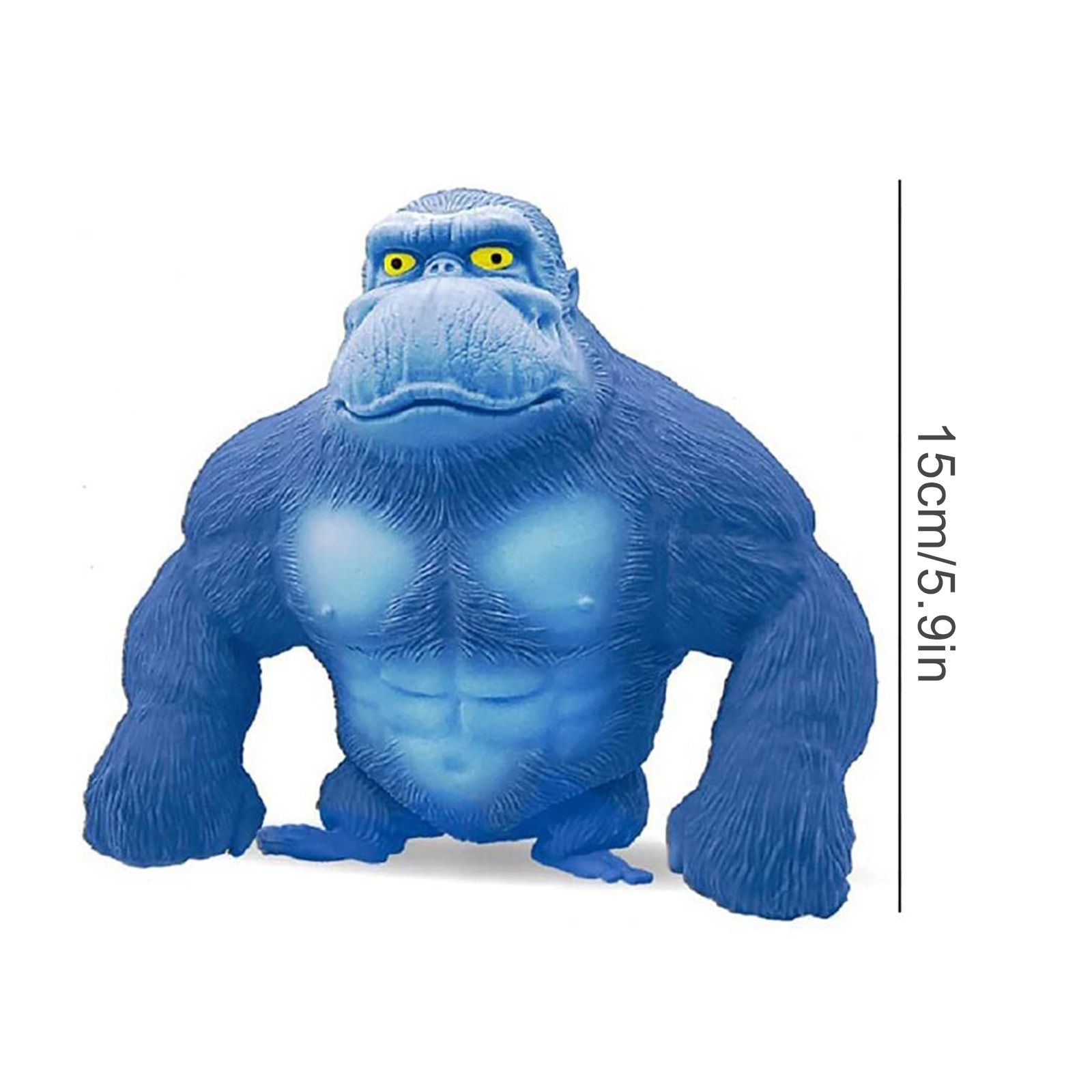 Realistic Soft Latex Gorilla Doll Toys Cute Gorilla Latex Toy Cartoon Toy for Birthday — image 2