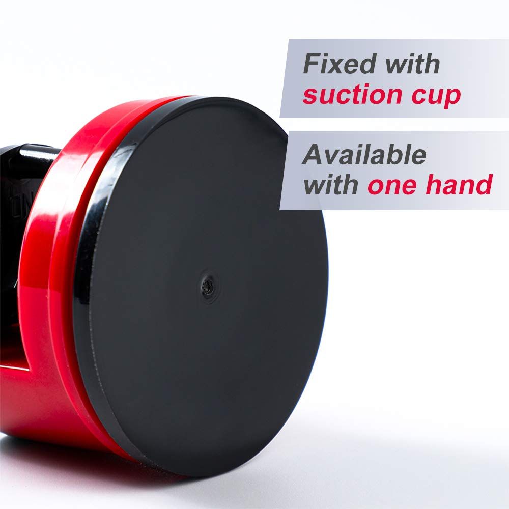 Pocket Knife Sharpeners Suitable for Most Blade Types, Small Knife Sharpener for Kitchen, Camping, Red — image 3