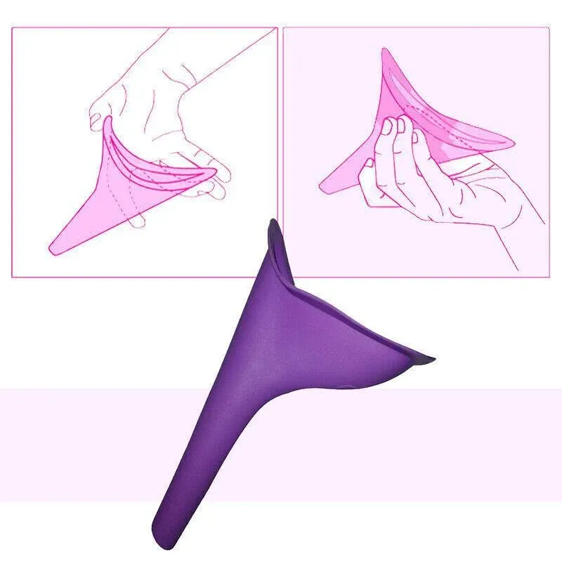 Portable Camping Female Her She Urinal Funnel Ladies Woman Urine Wee Loo Travel β image 3