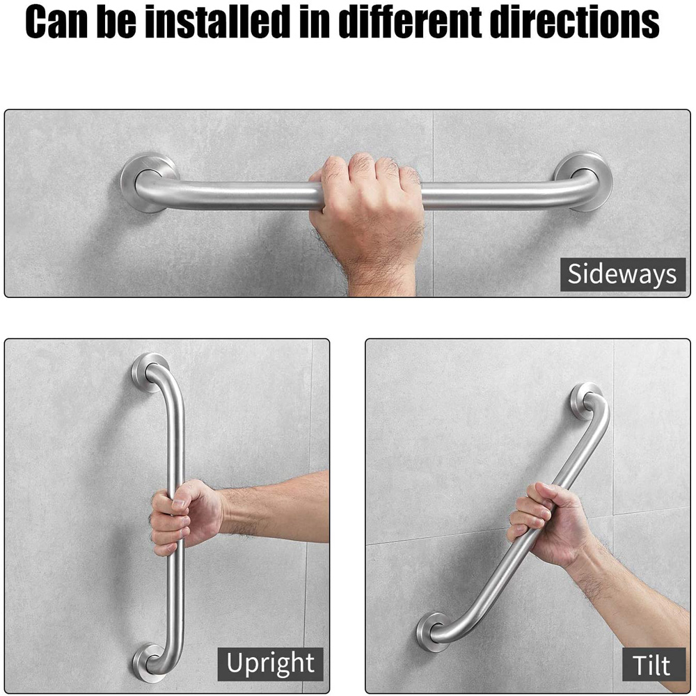 50cm Stainless Steel Handle for Shower Toilet Grab Bar Handle Bathroom Stairway Handrail Elderly Senior Assist โ image 6