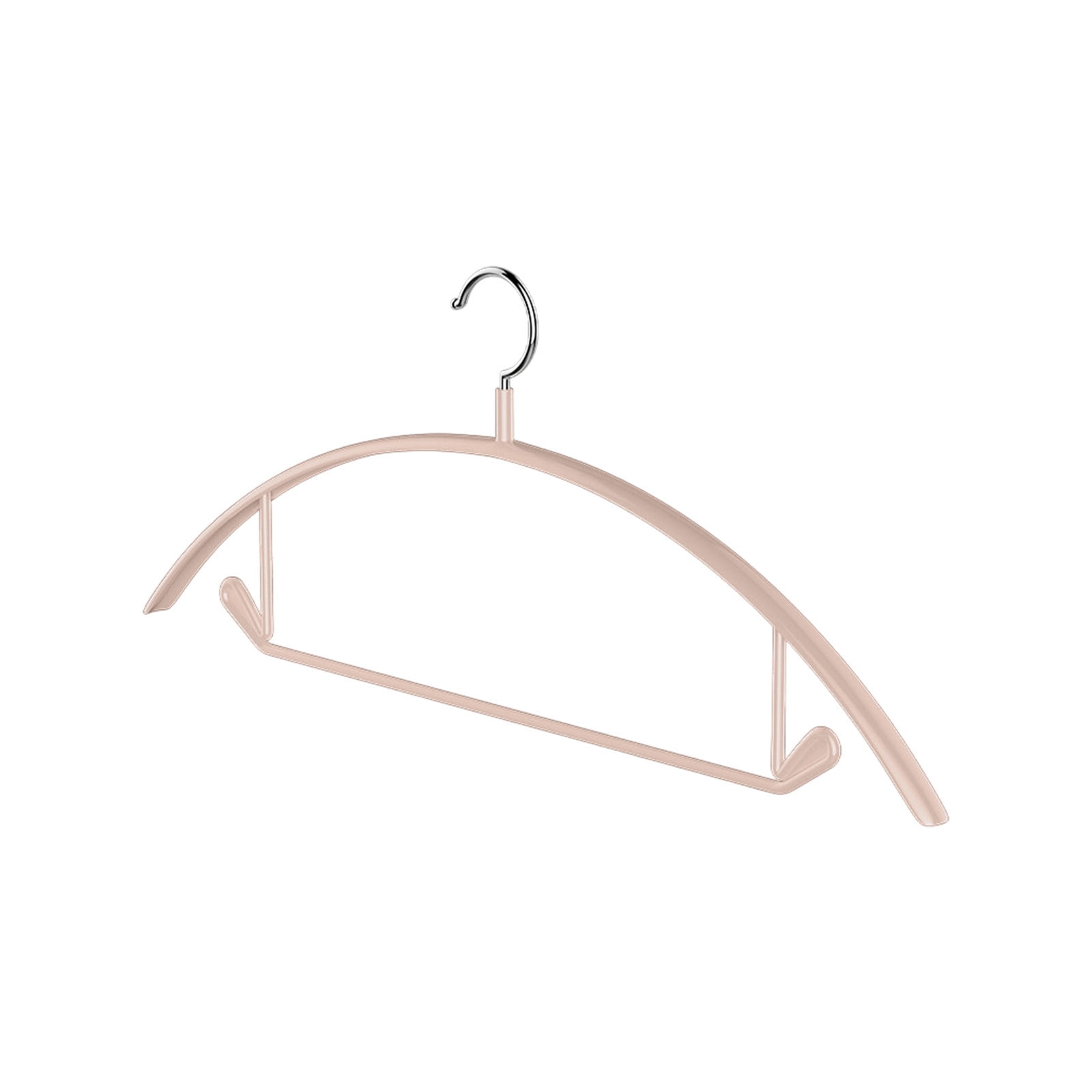 Premium Velvet Hangers, Heavyduty- Non Slip No Shoulder Bump Suit Hanger - Chrome Hooks,Space Saving Round Clothes Hanger for
