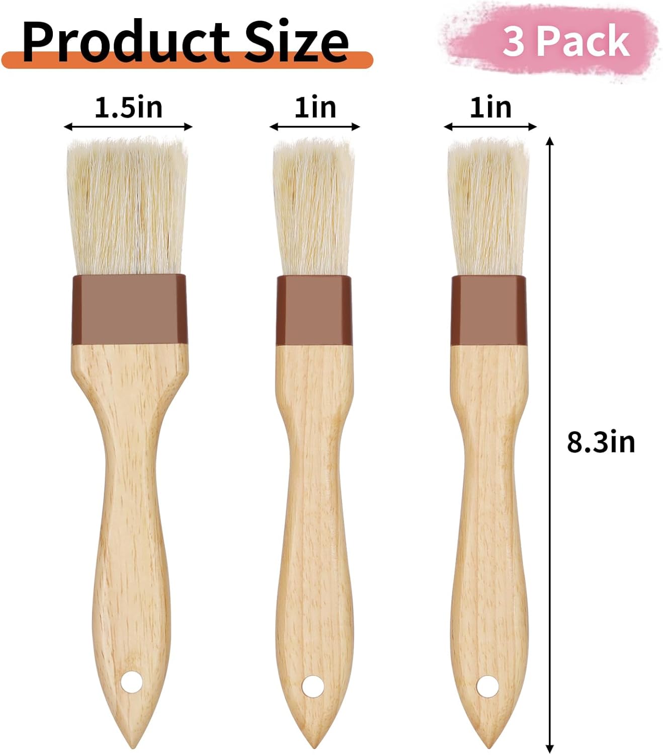 Natural Bristle Basting Brush โ image 2