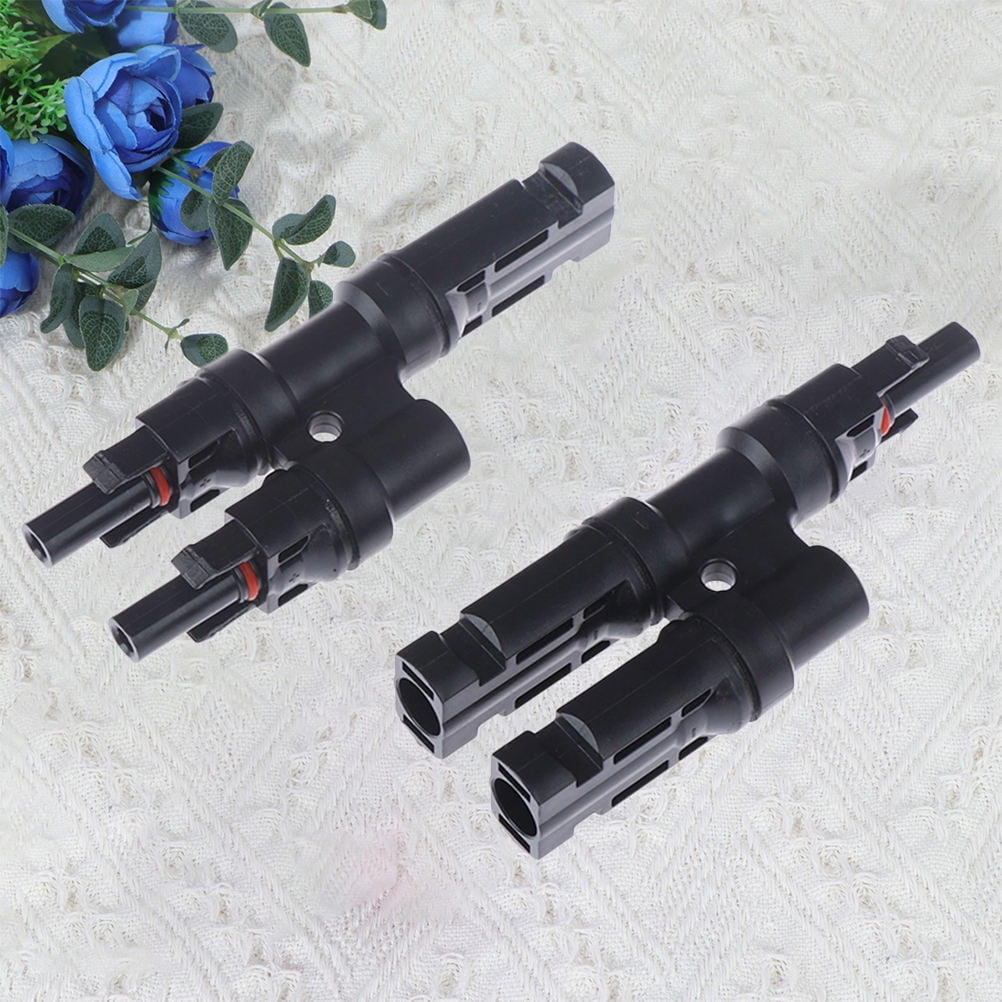 1Pcs Branch Connectors for Solar Panel Series Wiring with Abs Material Waterproof Dustproof Quick Connection
