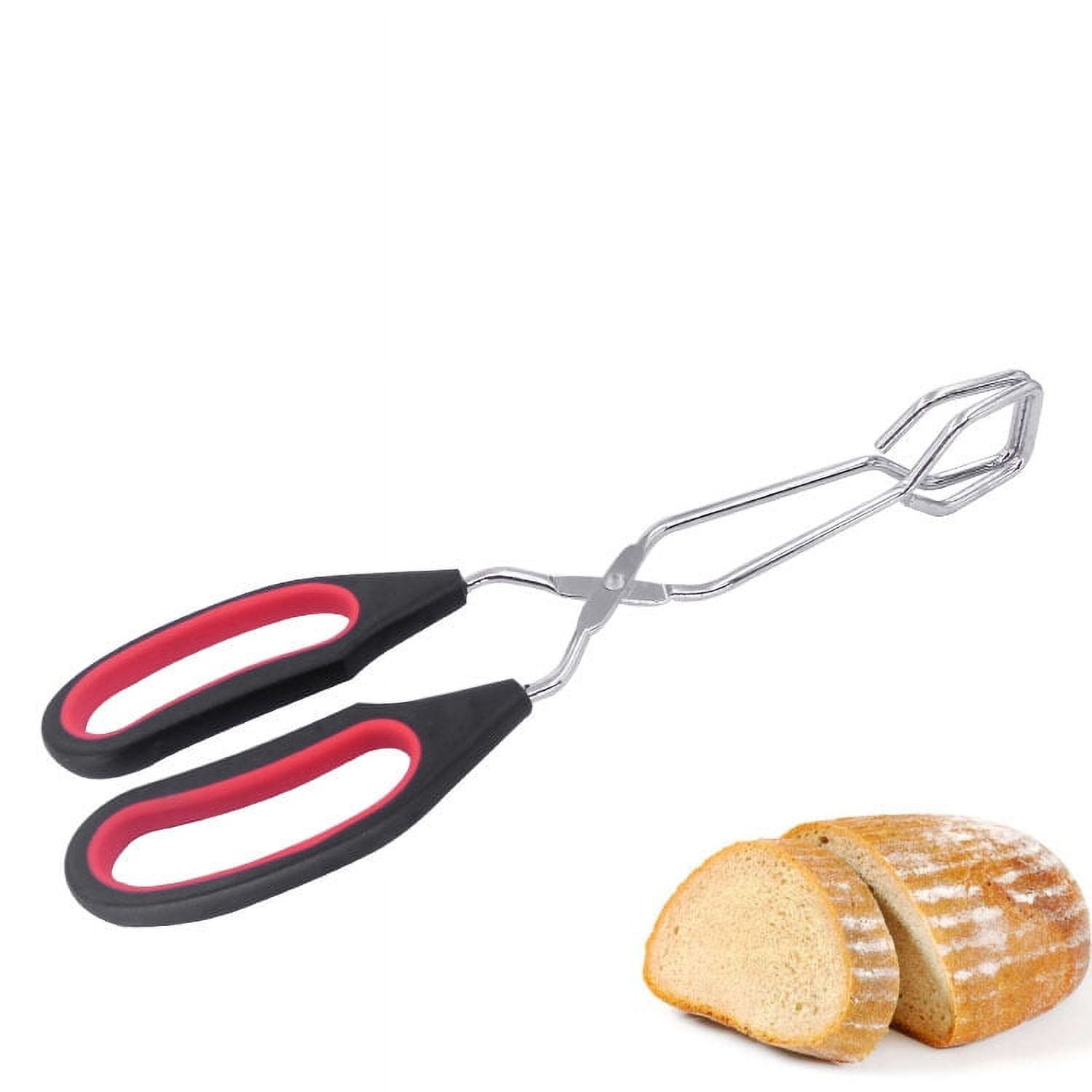 Stainless Steel Scissor Tongs 10-Inch and 13-Inch Set, Set of 2,F116852 — image 4