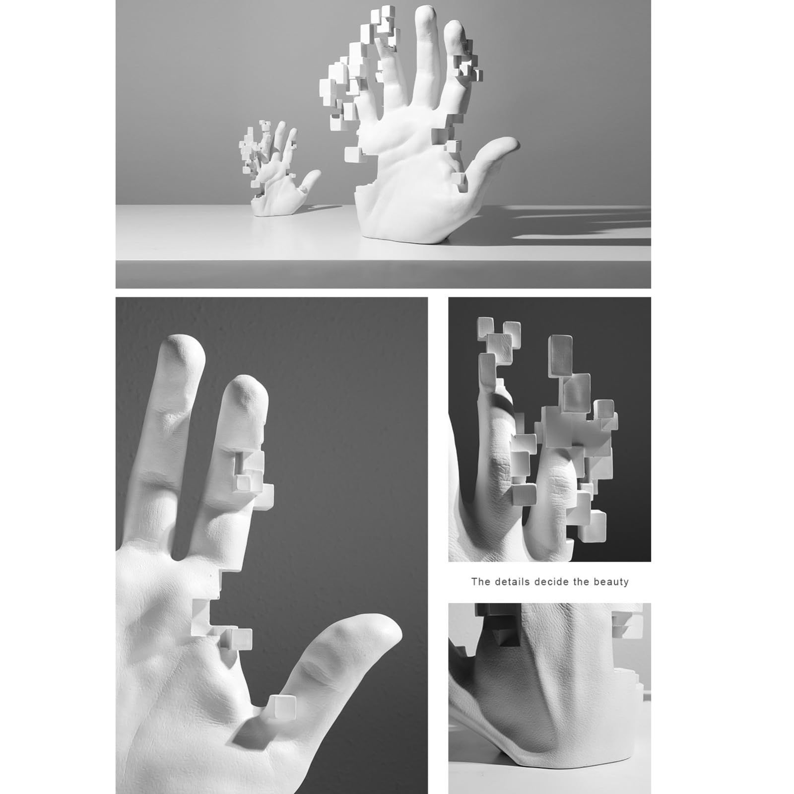 Creative Hand Sculpture Cool Desk Decor Statue — image 3