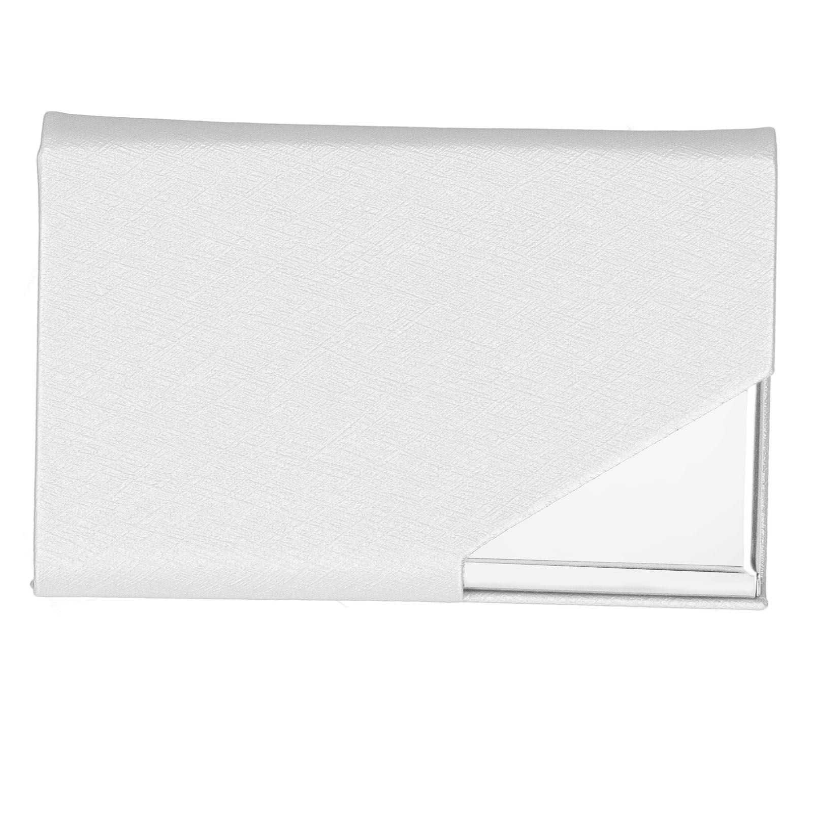 Business Card Holder Stainless Steel Innovative Name Card Case Organizer for Commercial UseWhite 007# — image 5