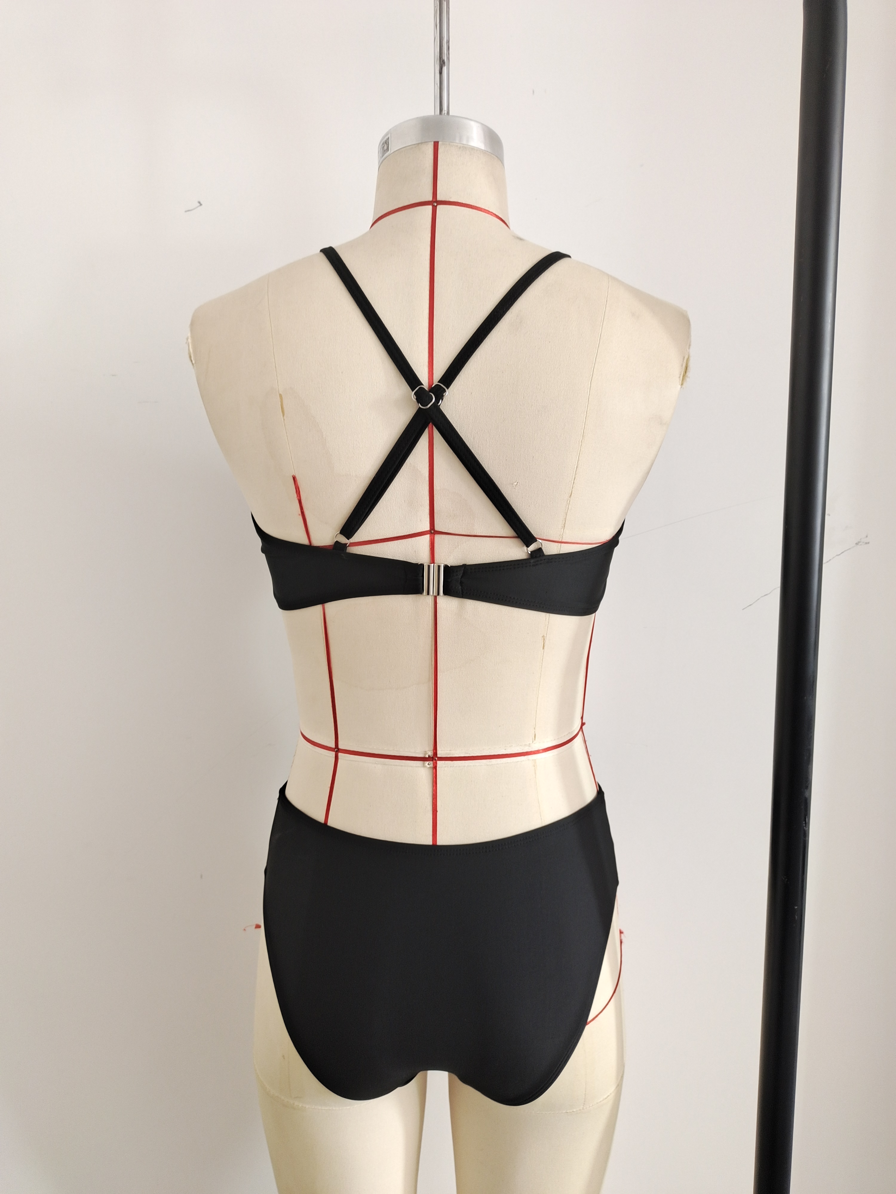 2026 Black Sexy Bikini Sport Hight Neck Women's Swimwear Size S โ image 5