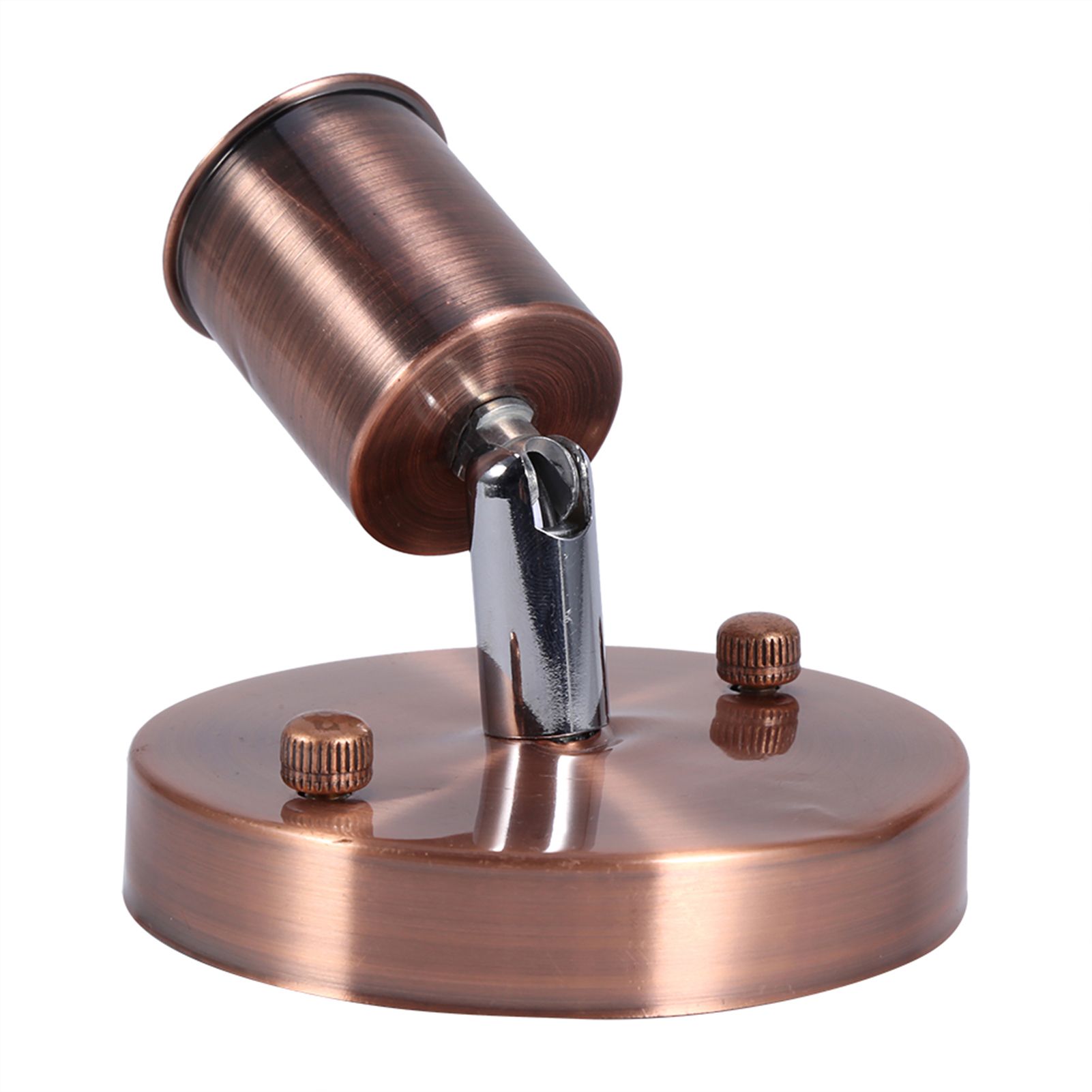 E27 Modern Vintage Ceiling Light Wall Lamp Bulb Holder Socket 180° Rotating Red Bronze — image 4