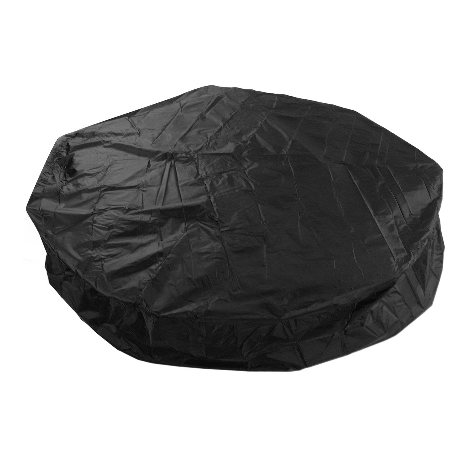 Outdoor Furniture Dust Covers Round Bathtub Cover 190 Silver Polyester Taffeta Hot Tub Waterproof Cover 210x30cm Black โ image 6