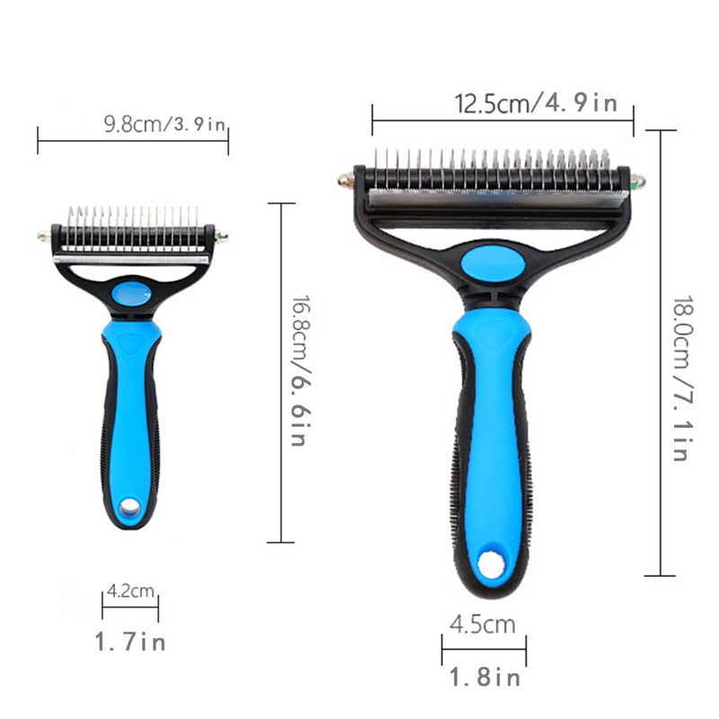 Purple Pet Grooming Comb – Fine Toothed Side for Hair Removal and Detangling, Ideal for Dogs with Long or Thick Coats in Australia — image 4