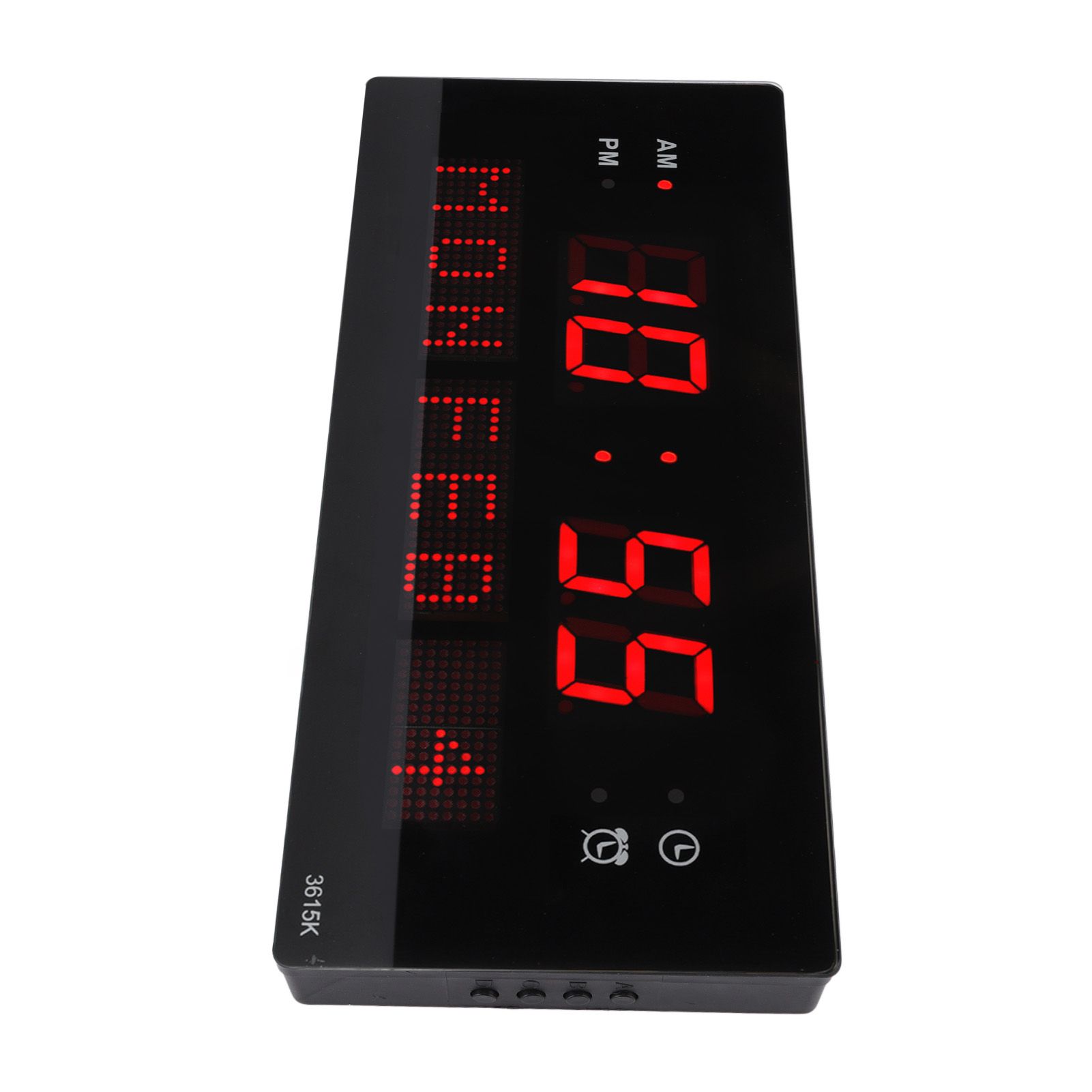 LED Wall Clock Decorative Black Frame Elegant Style Hanging Holes Digital Display Electric Desk Clock 100 to 240V AU Plug โ image 6