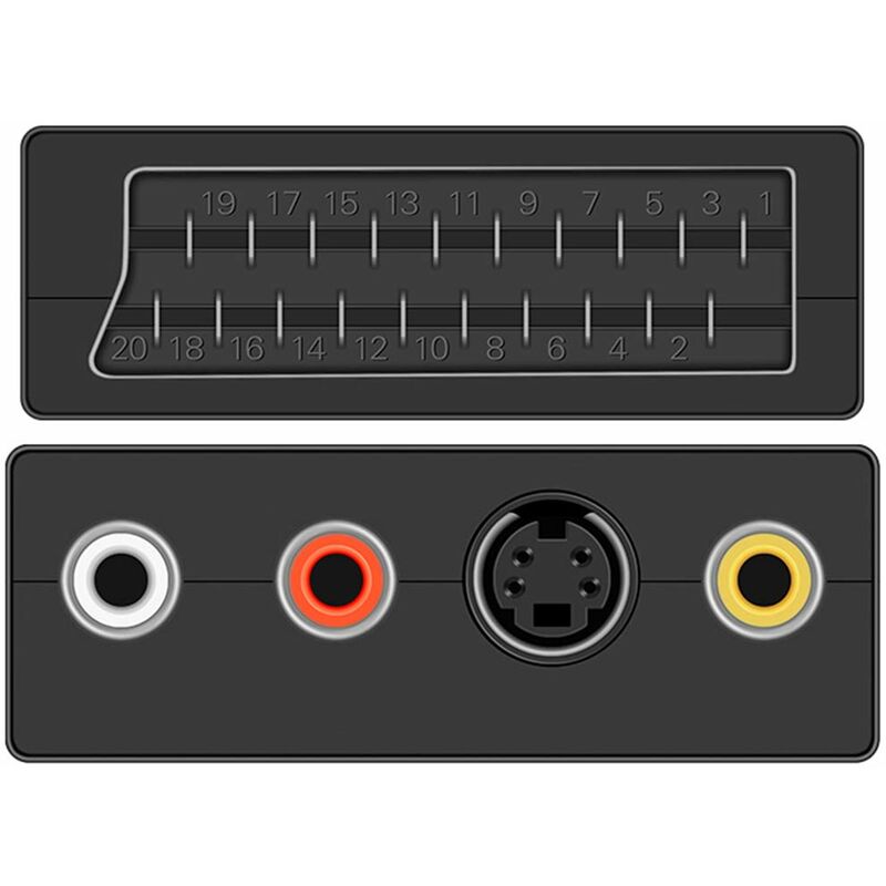 Scart to RCA Cable Male 1.5m Audio Video Adapter Compatible with TV DVD VCR โ image 3
